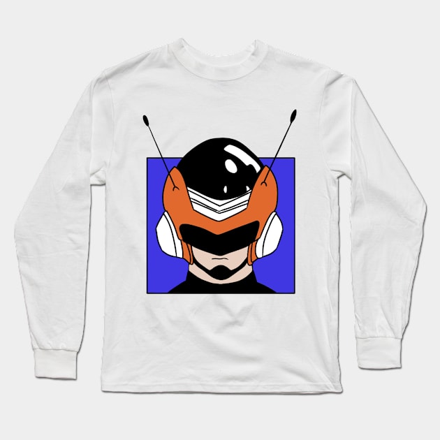 Saiyaman Long Sleeve T-Shirt by vaguelyhonest